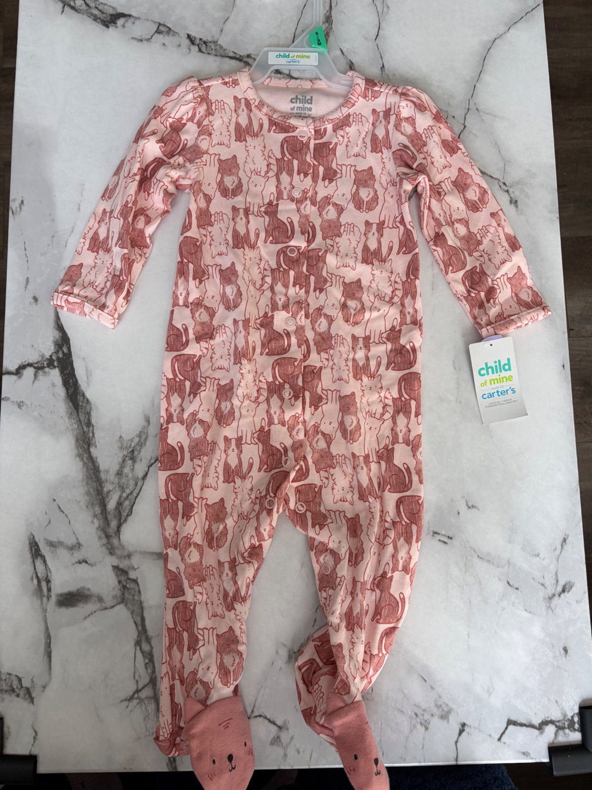 Girls Cat Pyjamas, 6-9M NWT, Kids 9 Month (6-9M)
