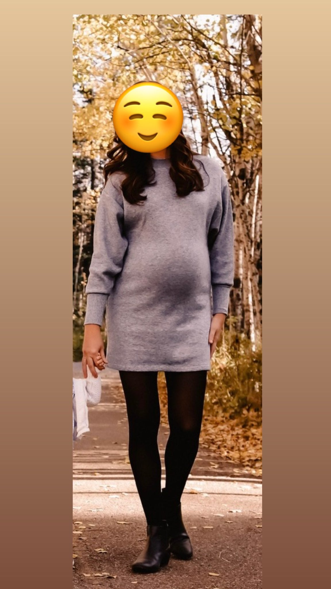 Thyme- Warm Long Sleeve Maternity Dress- XSmall- EUC, Maternity XS (0-2)