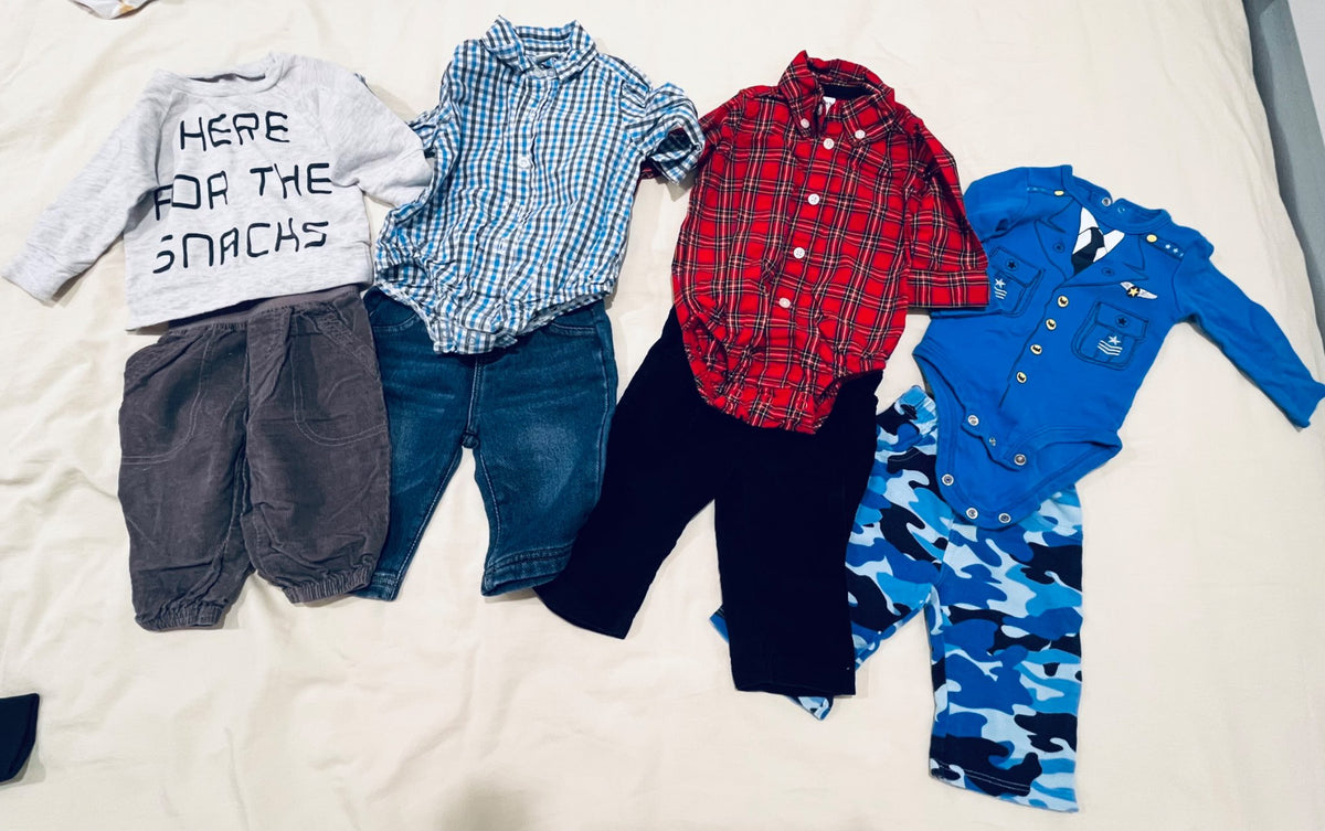 Long sleeves/pants combo (assorted brands) 0-3 months, Kids 3 Month (0-3M)