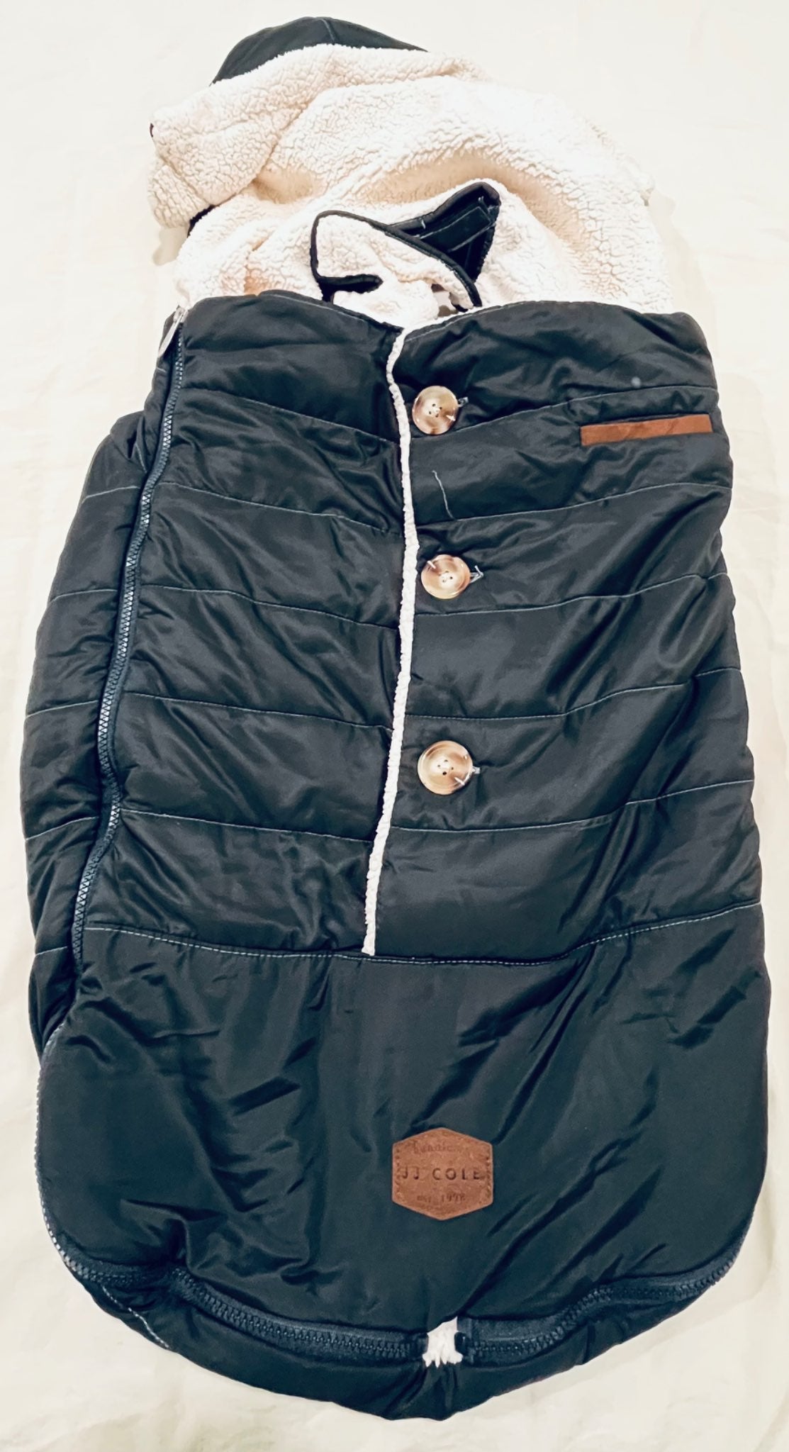 JJ Cole winter stroller fleece cover