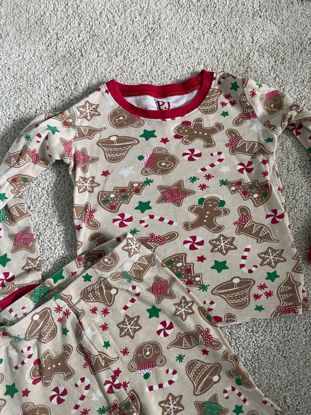 Gingerbread Holiday Pajamas 3T, Kids 3T