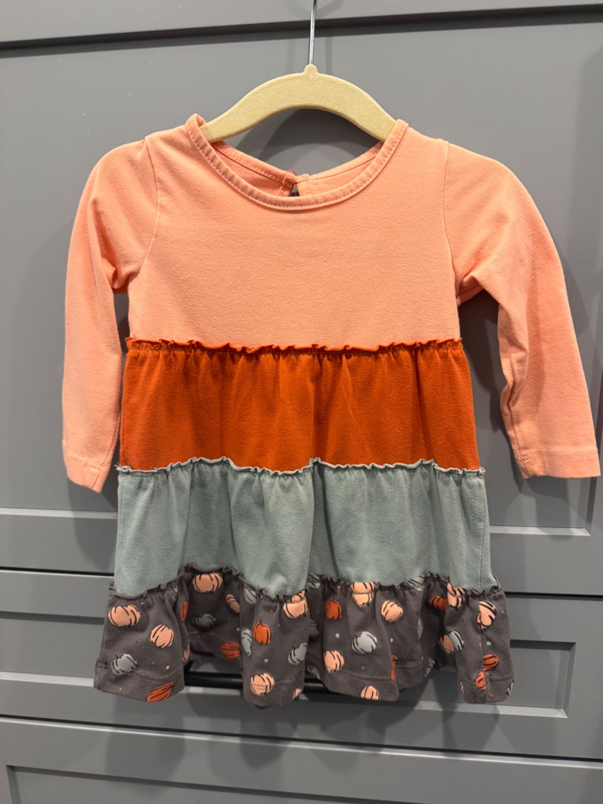 Planet Cotton pumpkin dress, Kids 12 Month (9-12M)