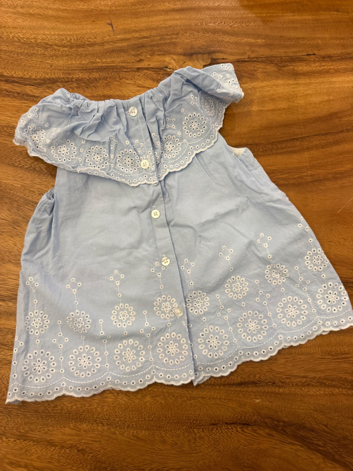 Blue summer dress, Kids 12 Month (9-12M)