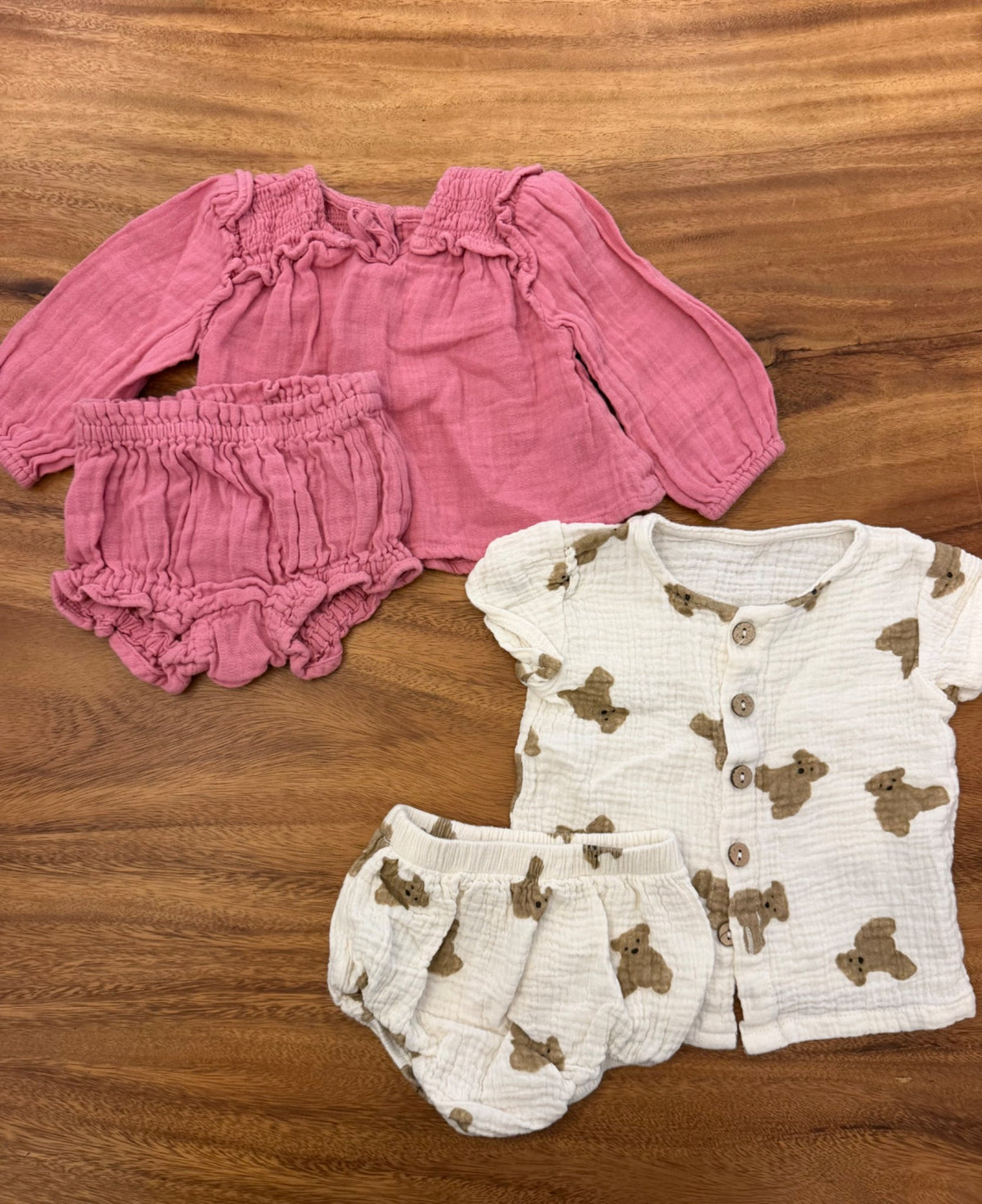 Muslin short set bundle , Kids 6 Month (3-6M)