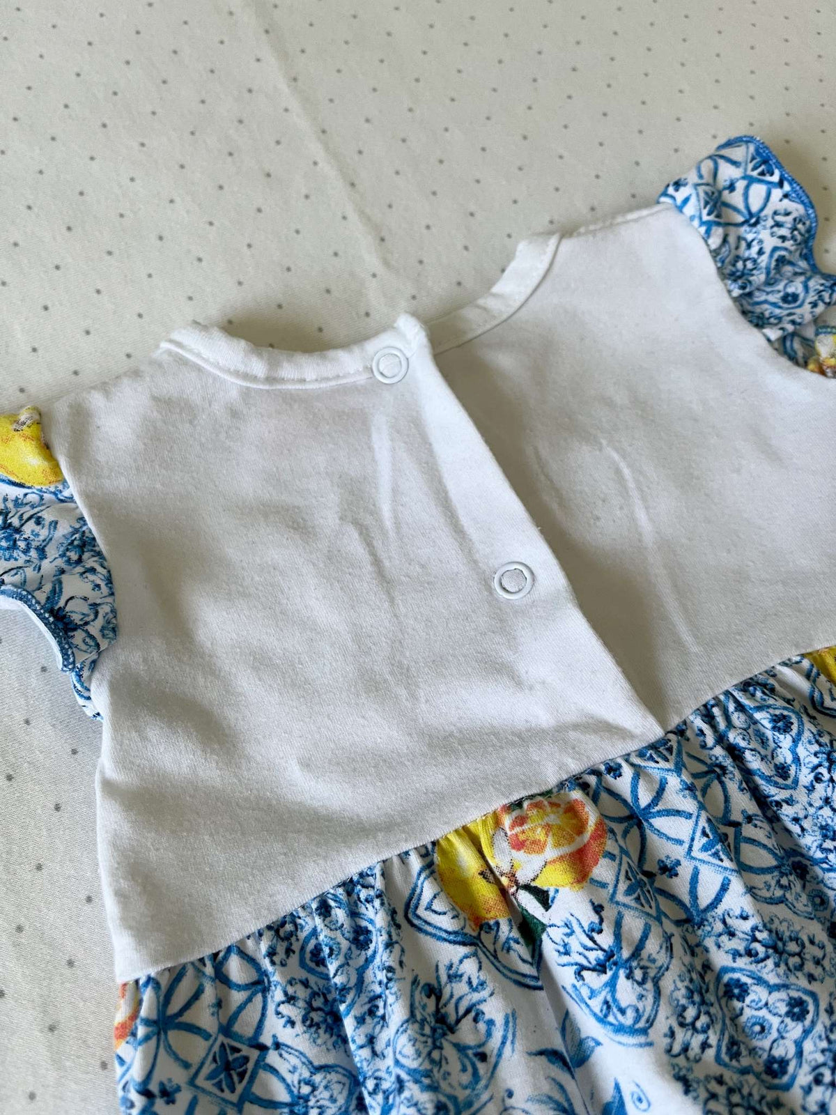 Baby Girl Romper with adorable fruit pattern - 0-3 months, Kids 3 Month (0-3M)