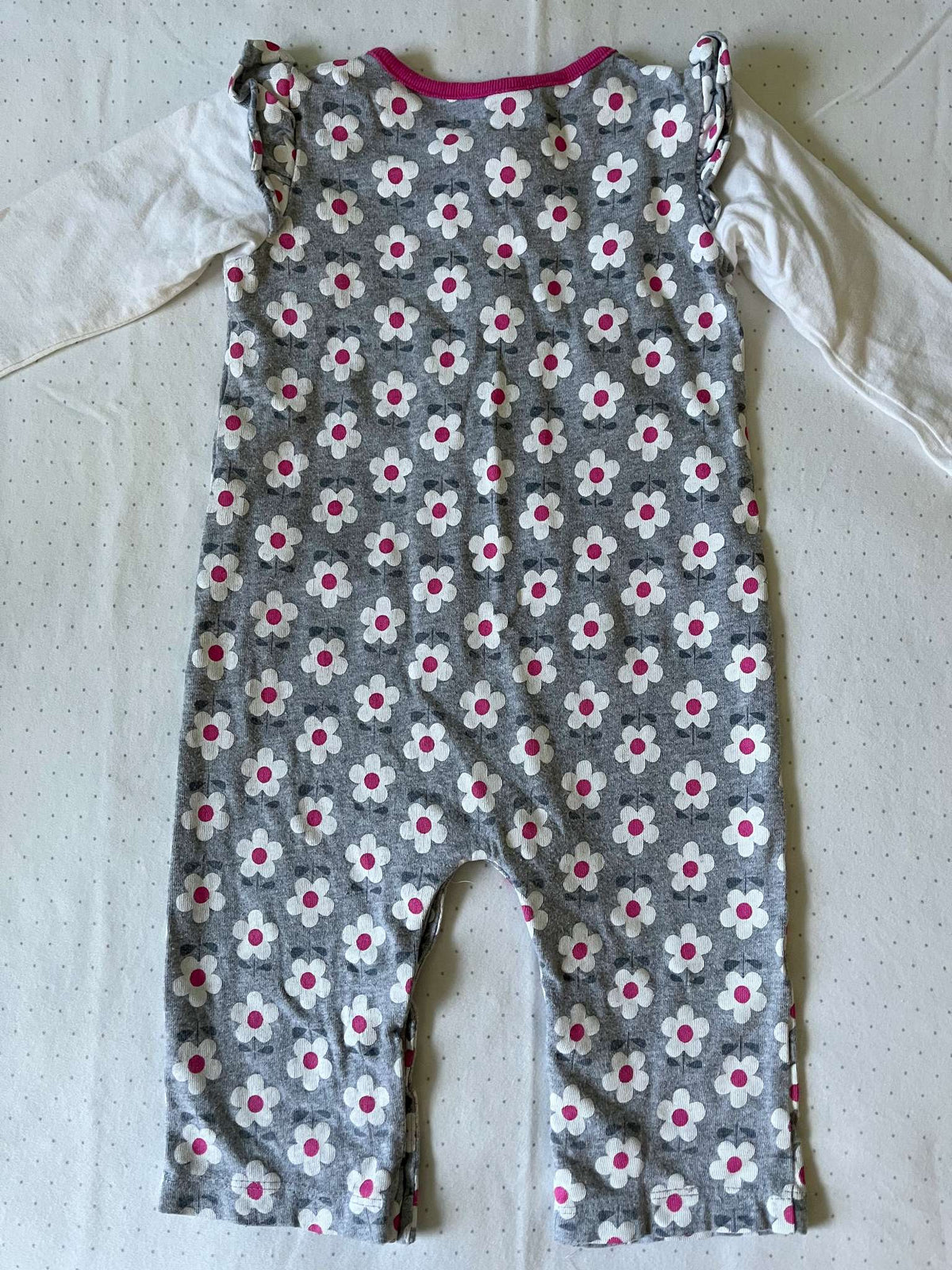 Carter's One Piece Floral Jumper with Pockets - Baby Girl 12 months, Kids 12 Month (9-12M)