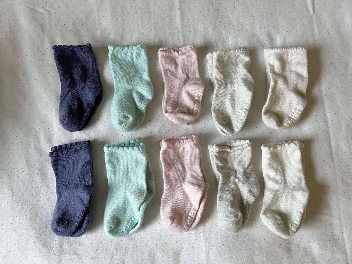 Carter's Set of 10 Baby Socks - 3-12 months