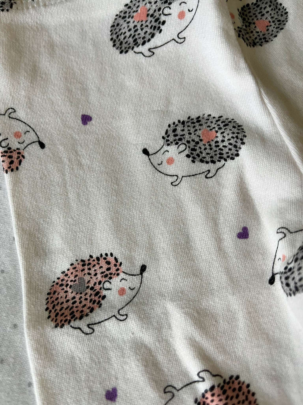 Pekkle Two Piece Hedgehog Outfit - Baby Girl 3 months, Kids 3 Month (0-3M)