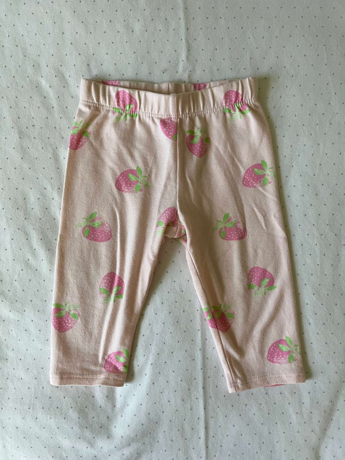 George Two Piece Strawberry Outfit - Baby Girl 3-6 months, Kids 6 Month (3-6M)
