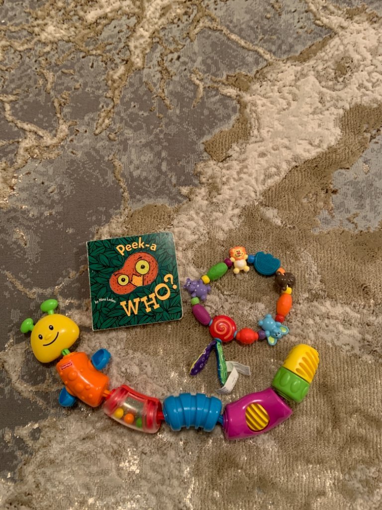 Assorted colourful toys 6m+ as per description