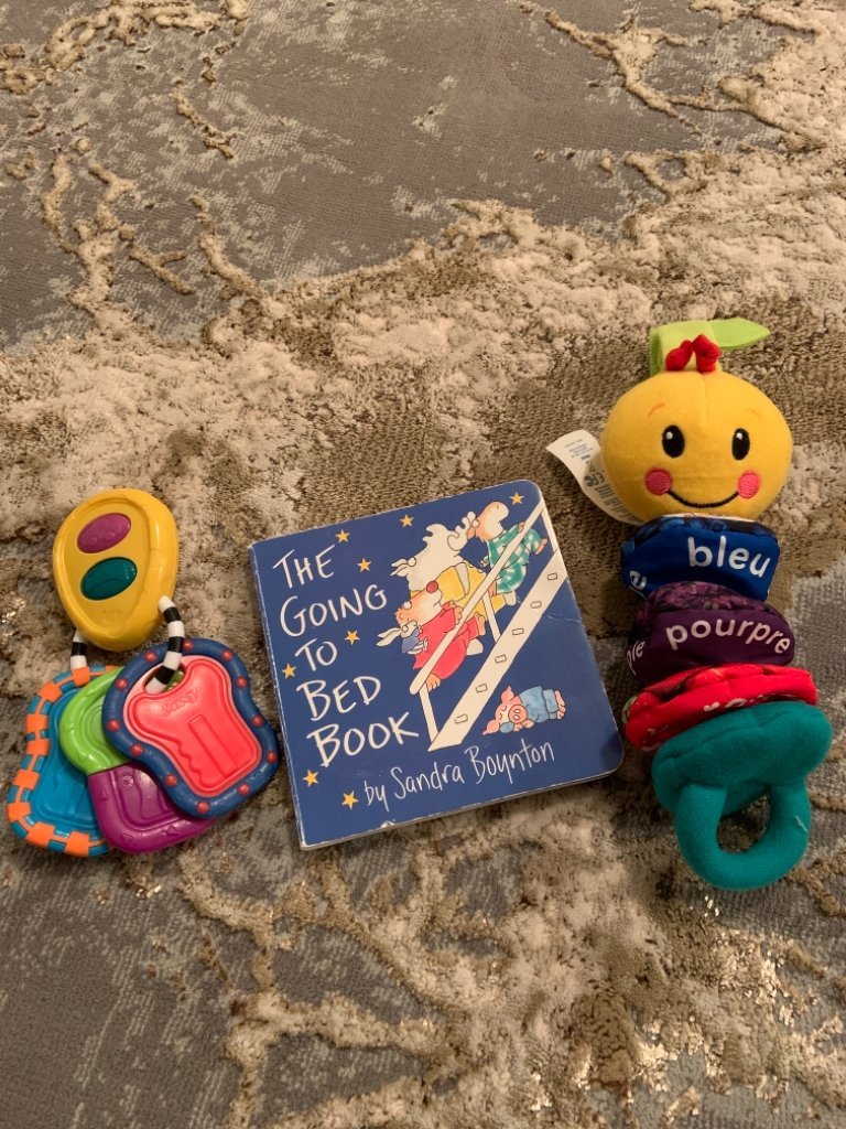 Assorted colourful toy set 3 for 6m+