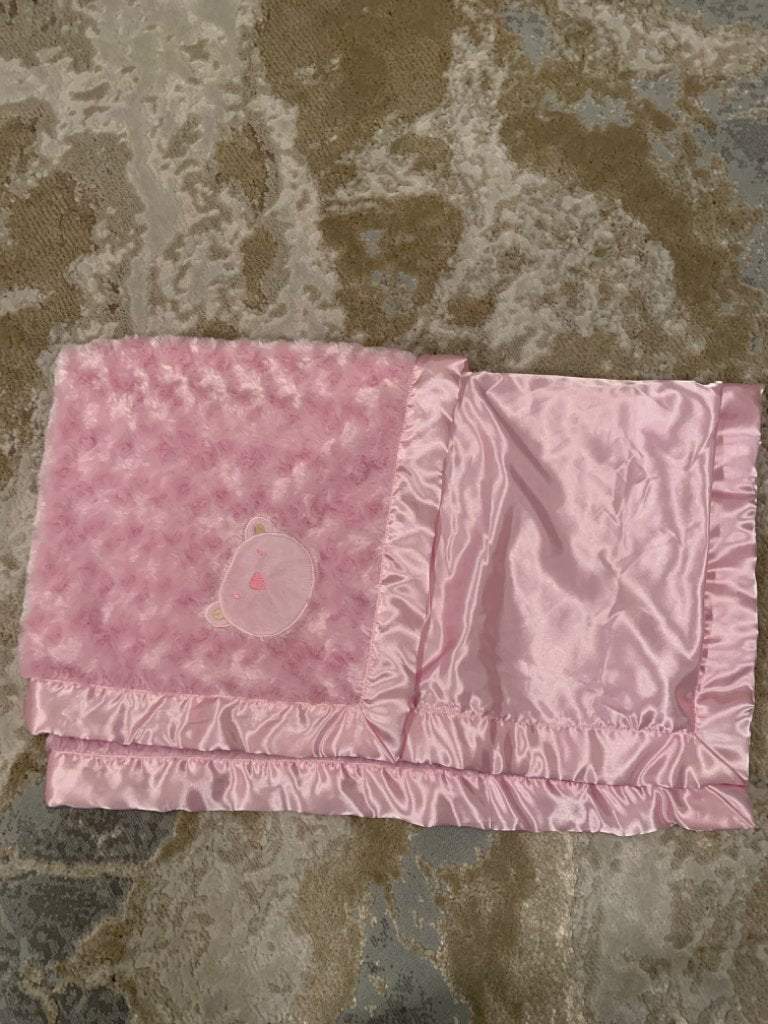 Petit lem pink plush blanket Never been used