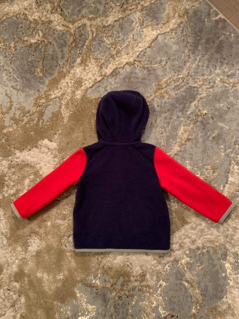 Baby gap size 12-18m Navy & red fleece sweater with gap logo, Kids 18 Month (12-18M)