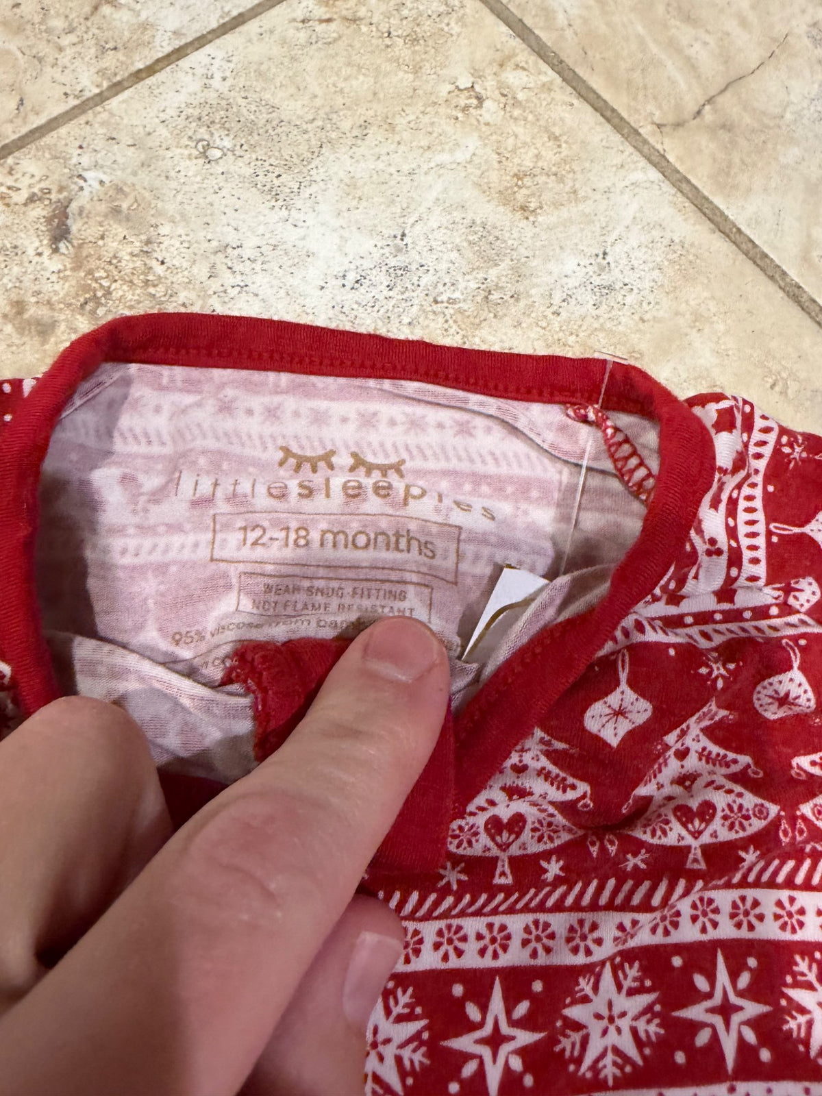 Little Sleepies Christmas romper , Kids 18 Month (12-18M)