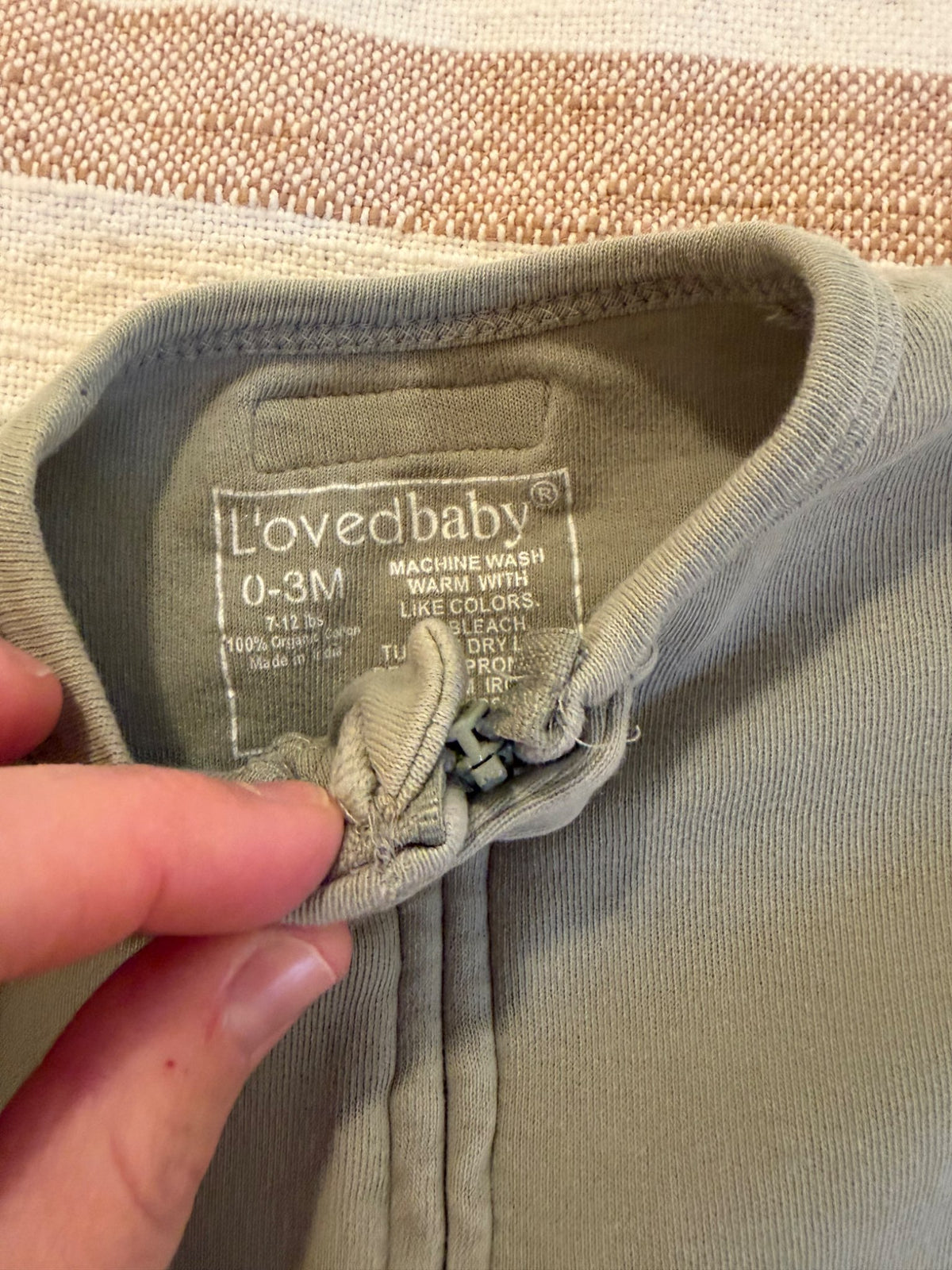 L’oved Baby organics sleeper, Kids 3 Month (0-3M)