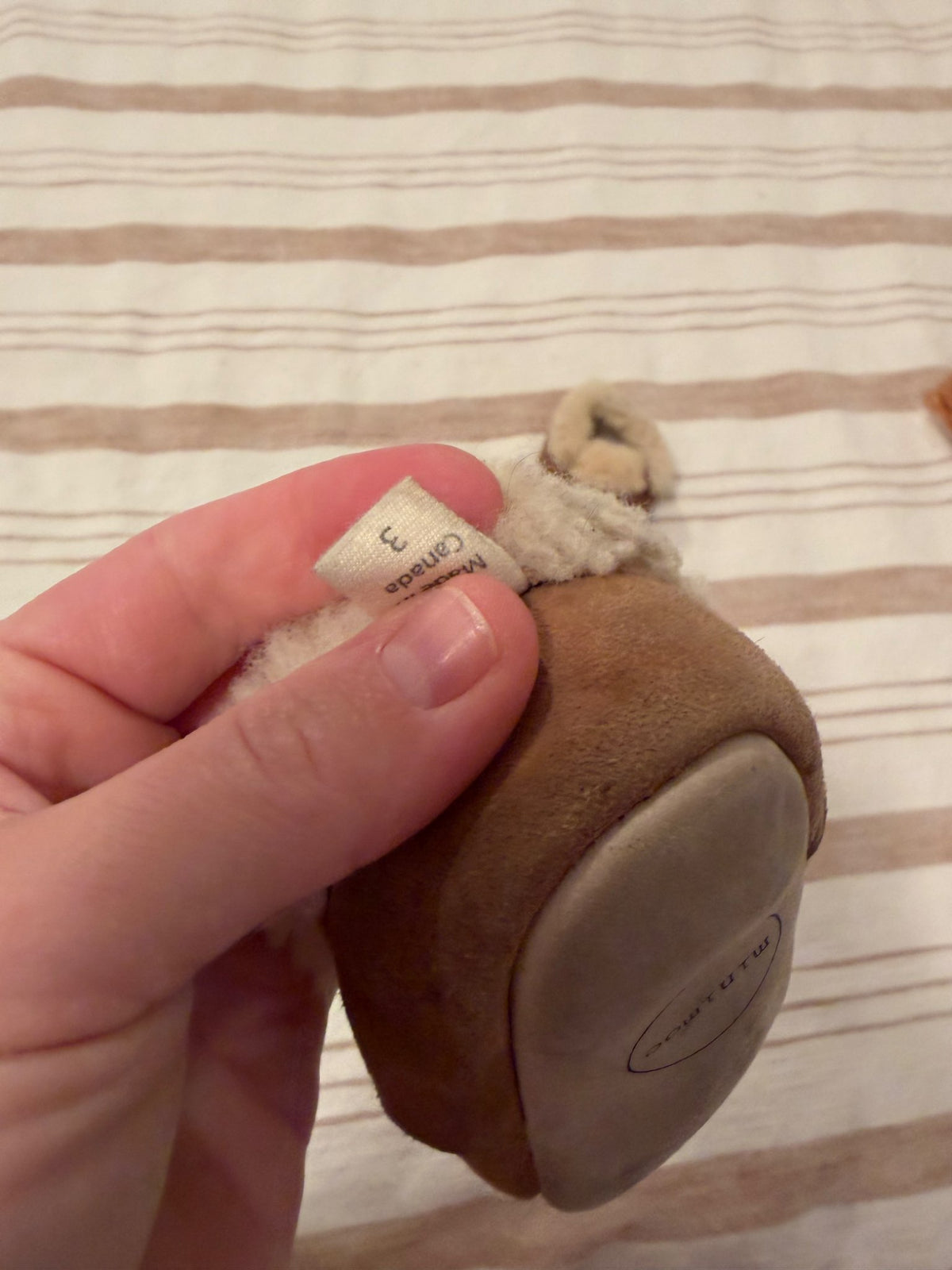 Heyfolks / minimoc fuzzy slippers, Shoes 2 (Baby: 0-12 mth)