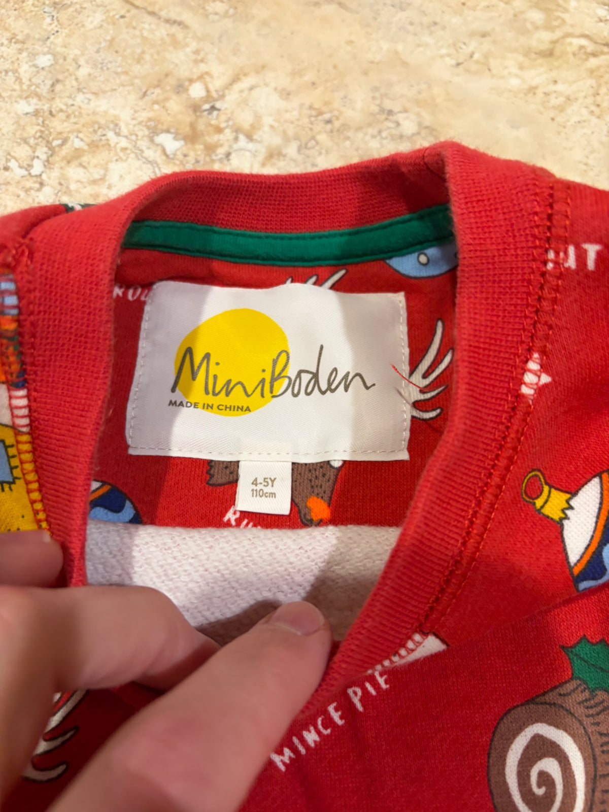 Mini Boden Christmas sweater , Kids 5/5T