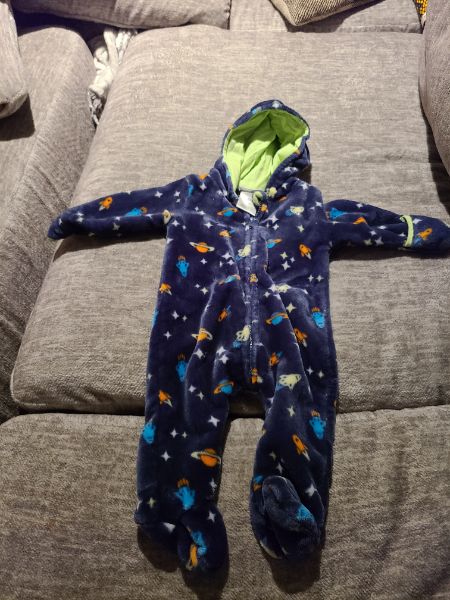 Mickmack 0/3 month romper with hood, Kids 3 Month (0-3M)