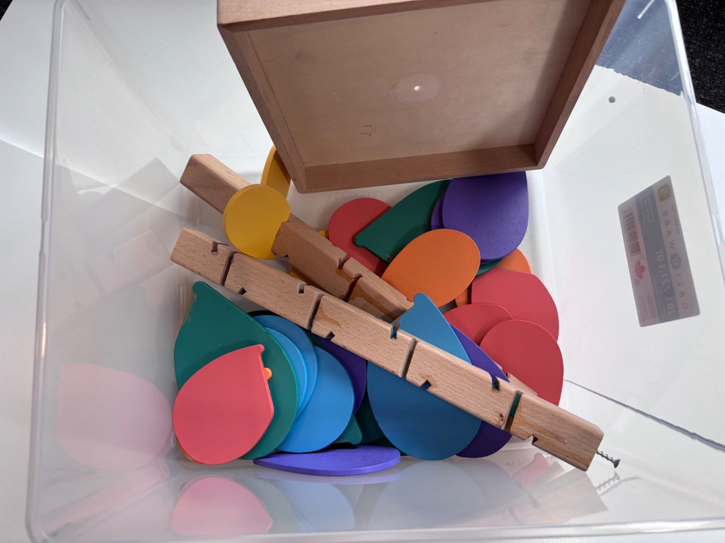 Large rainbow music tree
