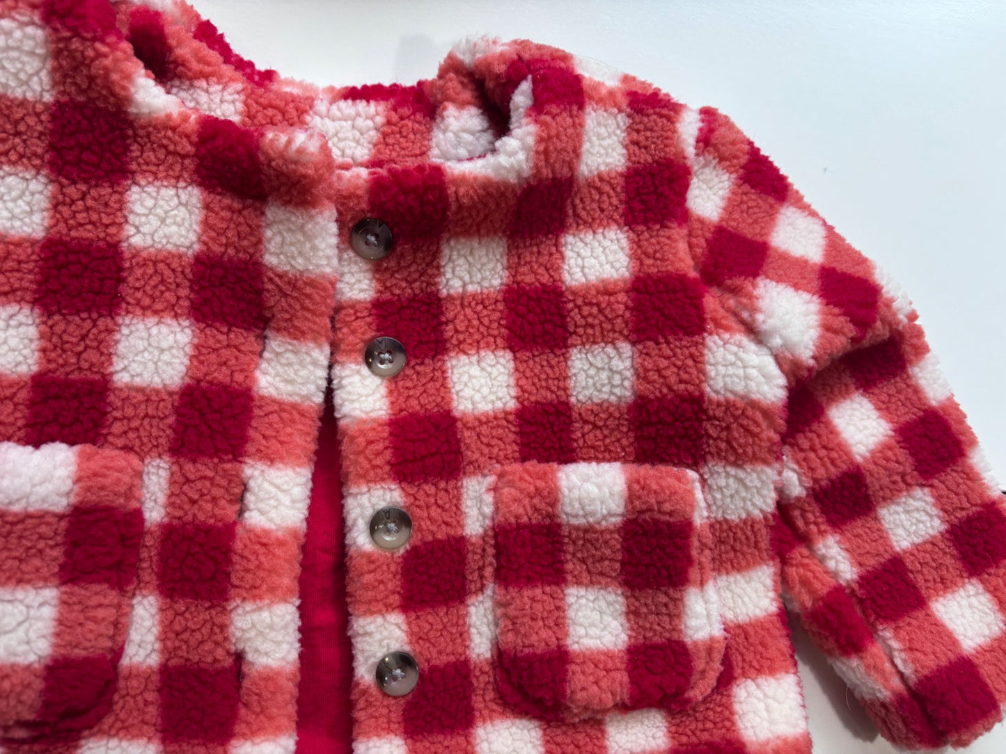 2t hanna anderson red checkered jacket , Kids 2T