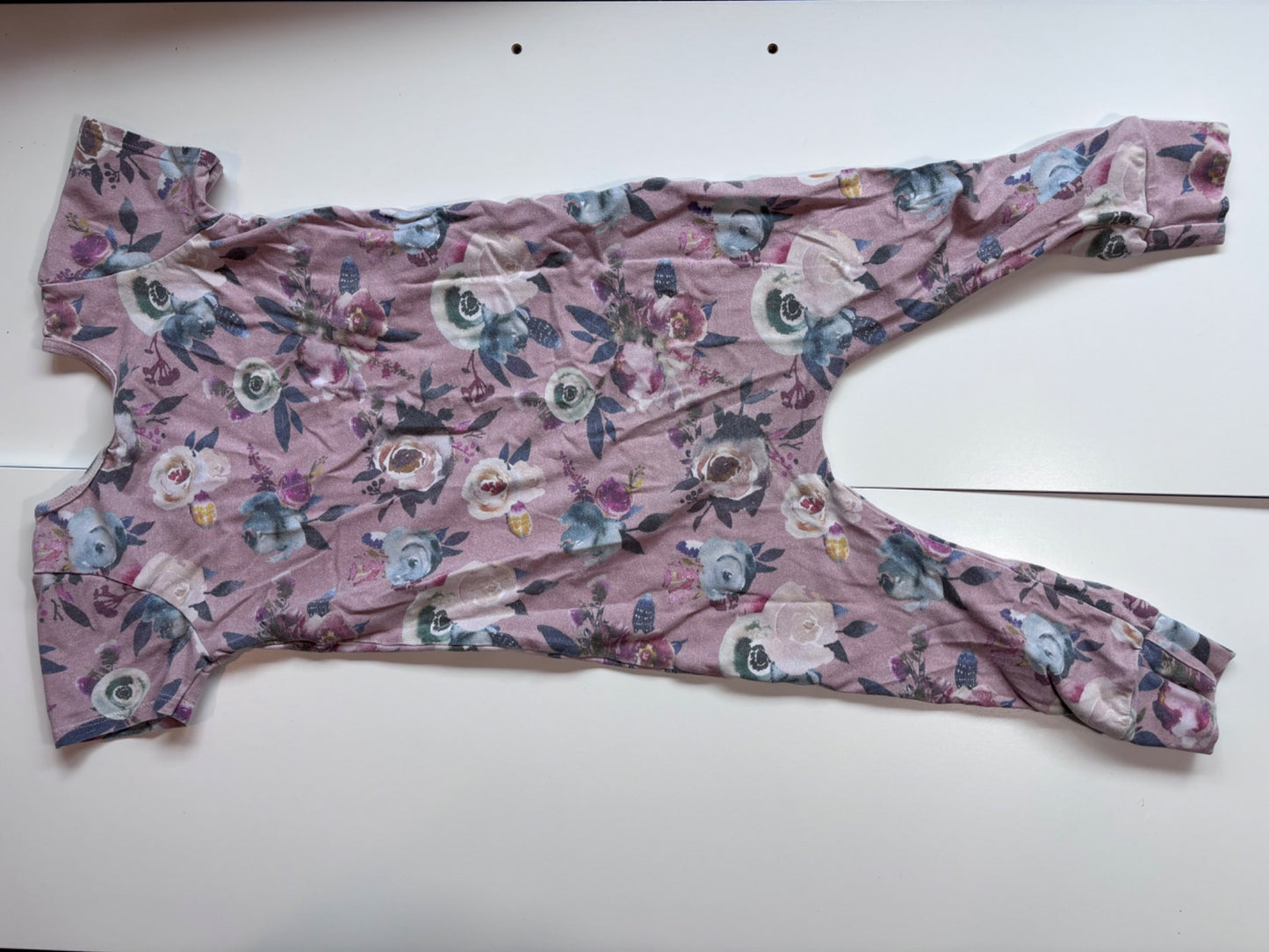 3t purple floral romper , Kids 3T