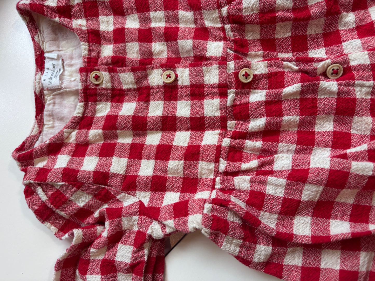4-5t red checkered dress, Kids 4/4T