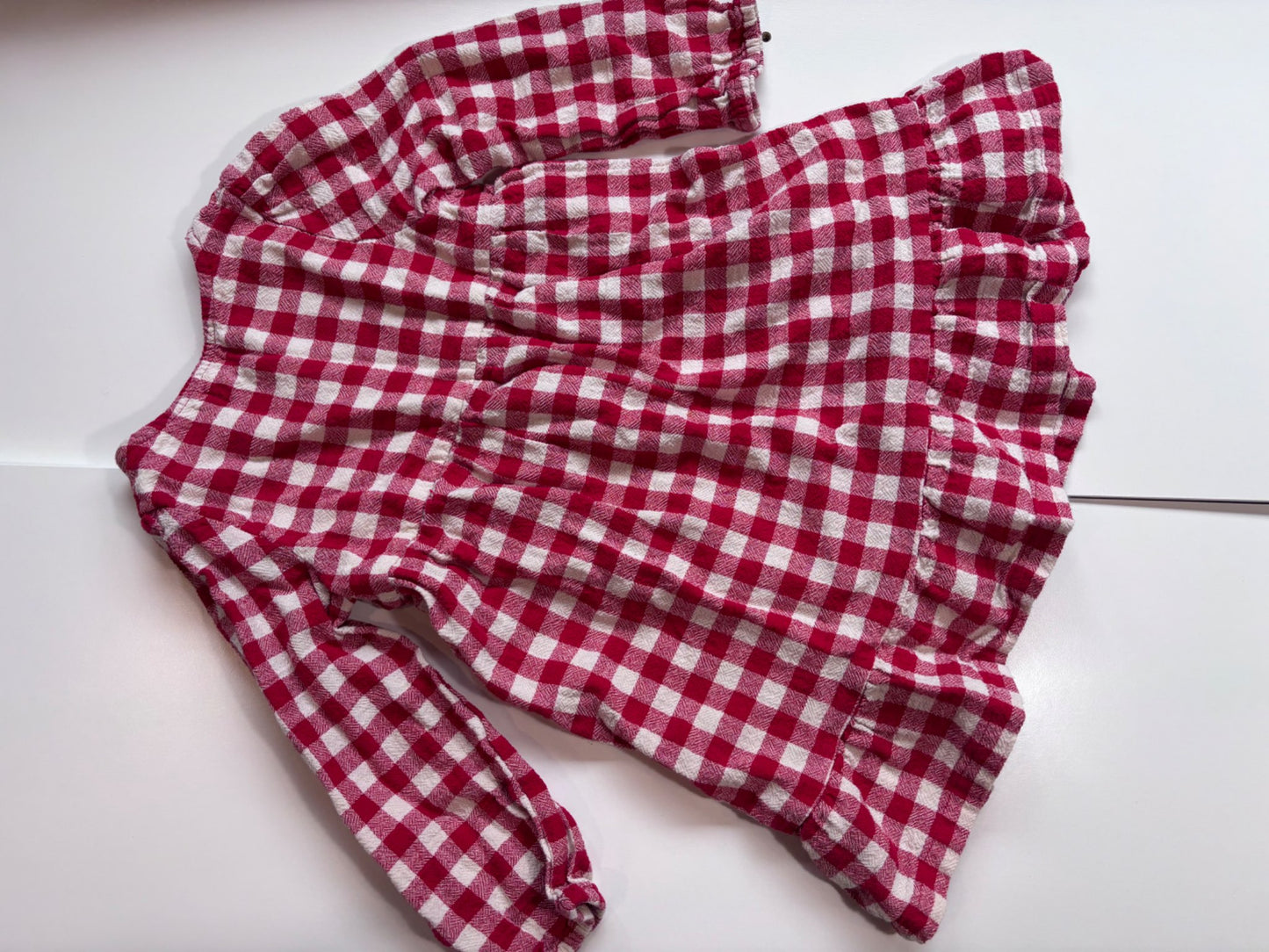 4-5t red checkered dress, Kids 4/4T