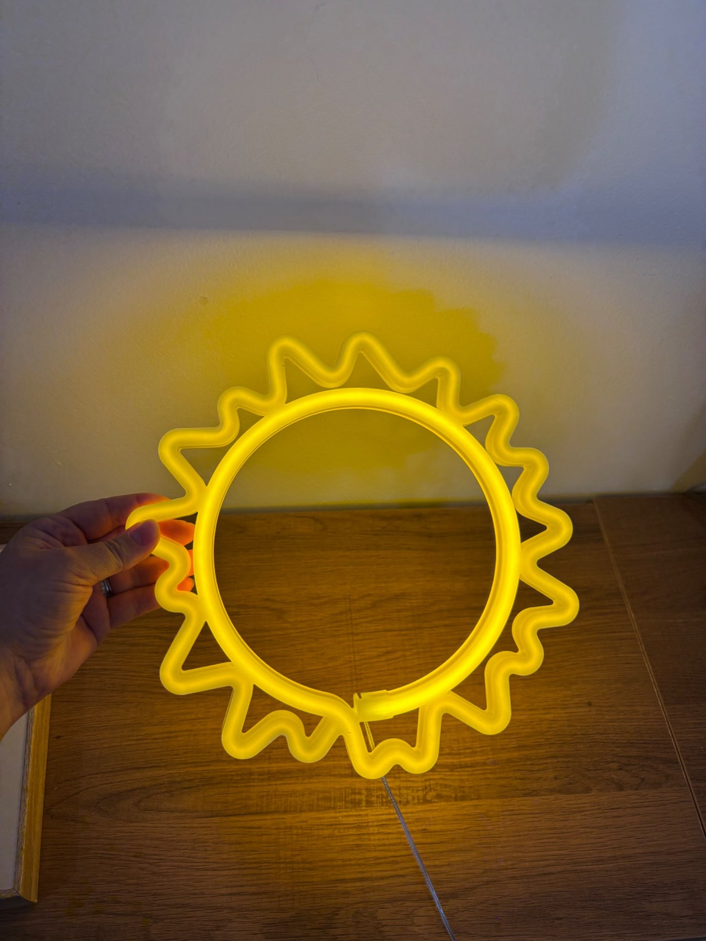 neon sunshine light wall decor