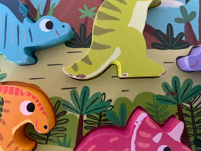 Wooden Dino Puzzle