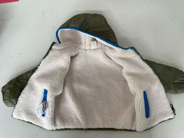 Gap Reversible Sherpa Lined Coat - 12-18 Months, Kids 18 Month (12-18M)