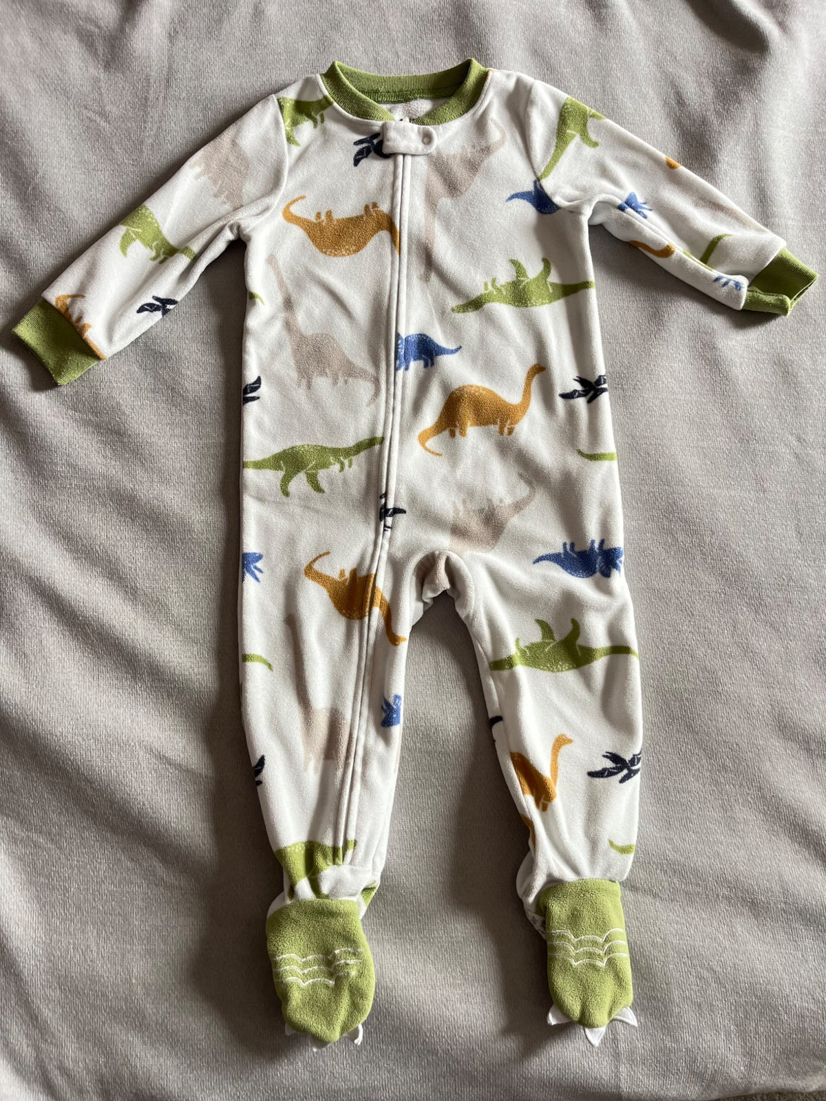 Fuzzy Dino jammies, Kids 18 Month (12-18M)