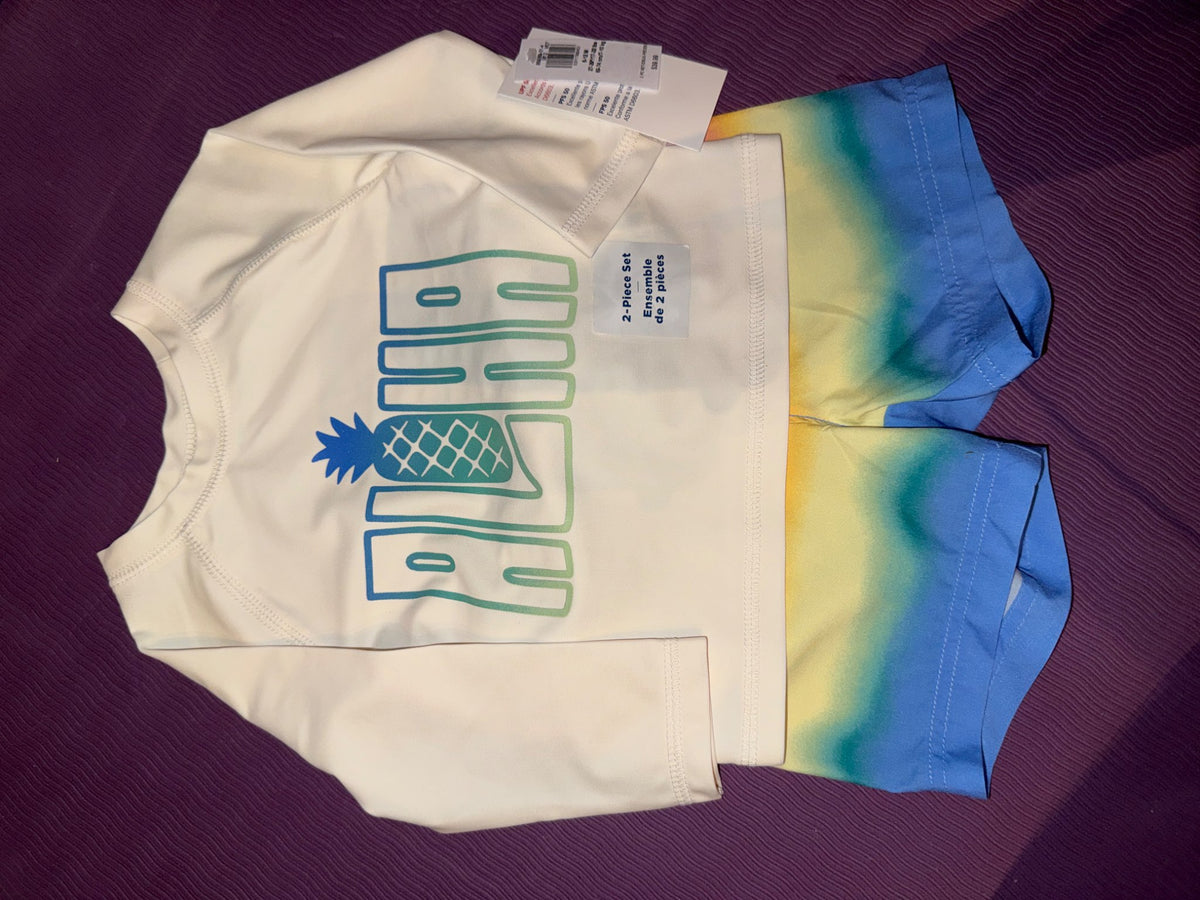 BNWT Old Navy Aloha Swimsuit , Kids 12 Month (9-12M)
