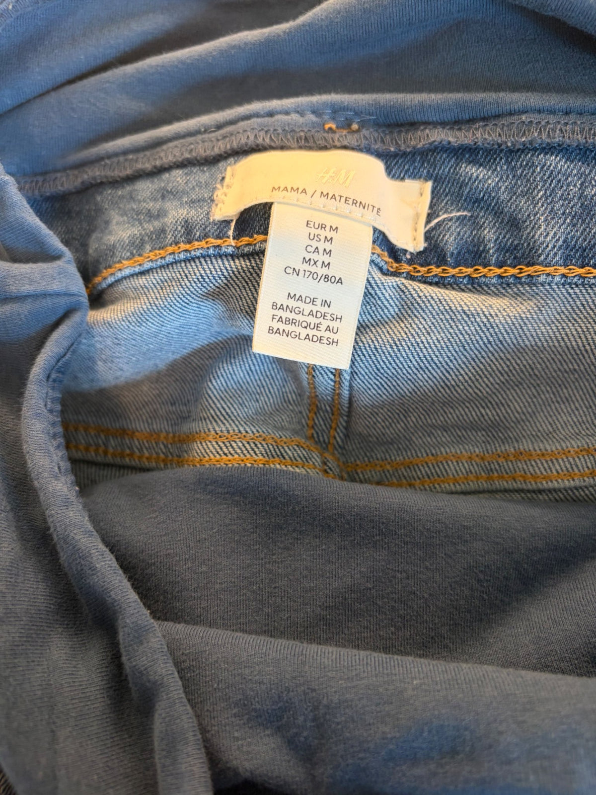 H&M Straight Leg Maternity Jeans, Maternity M (8-10)