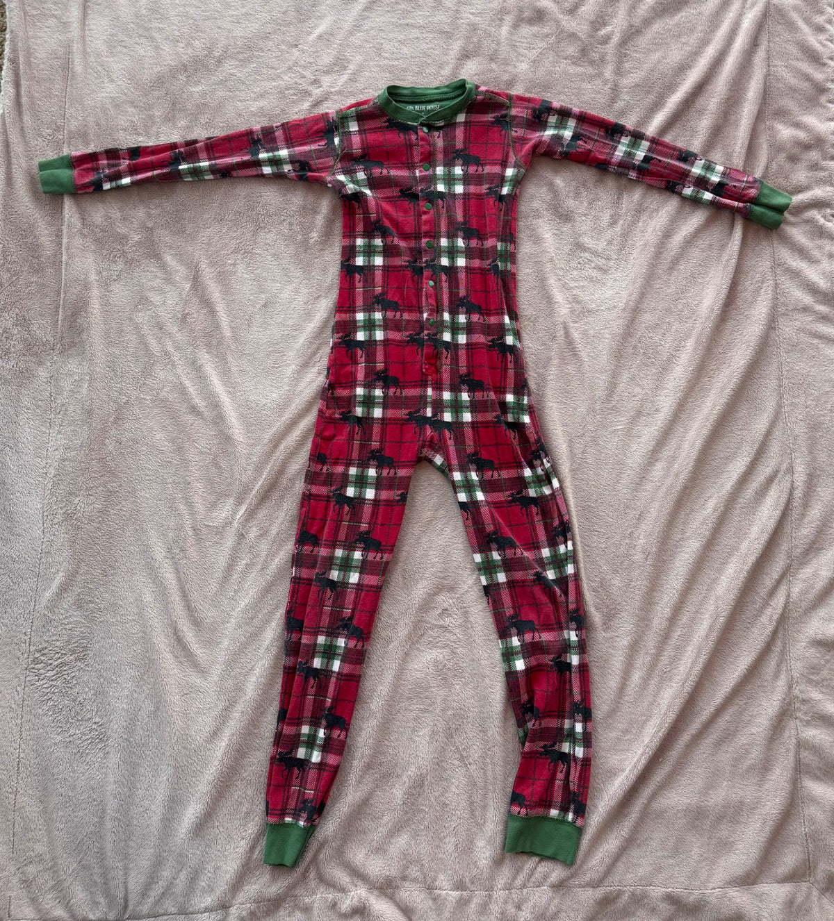 Little Blue House (by Hatley) size 6 onsie, Kids 6/6X