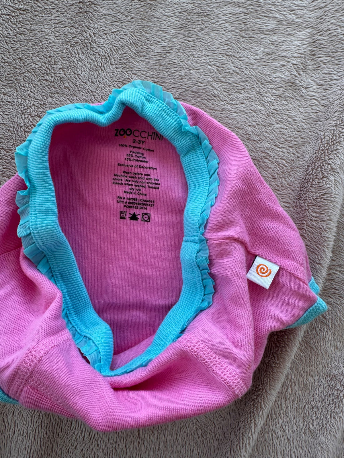 New organic training undergarments (size 2-3)