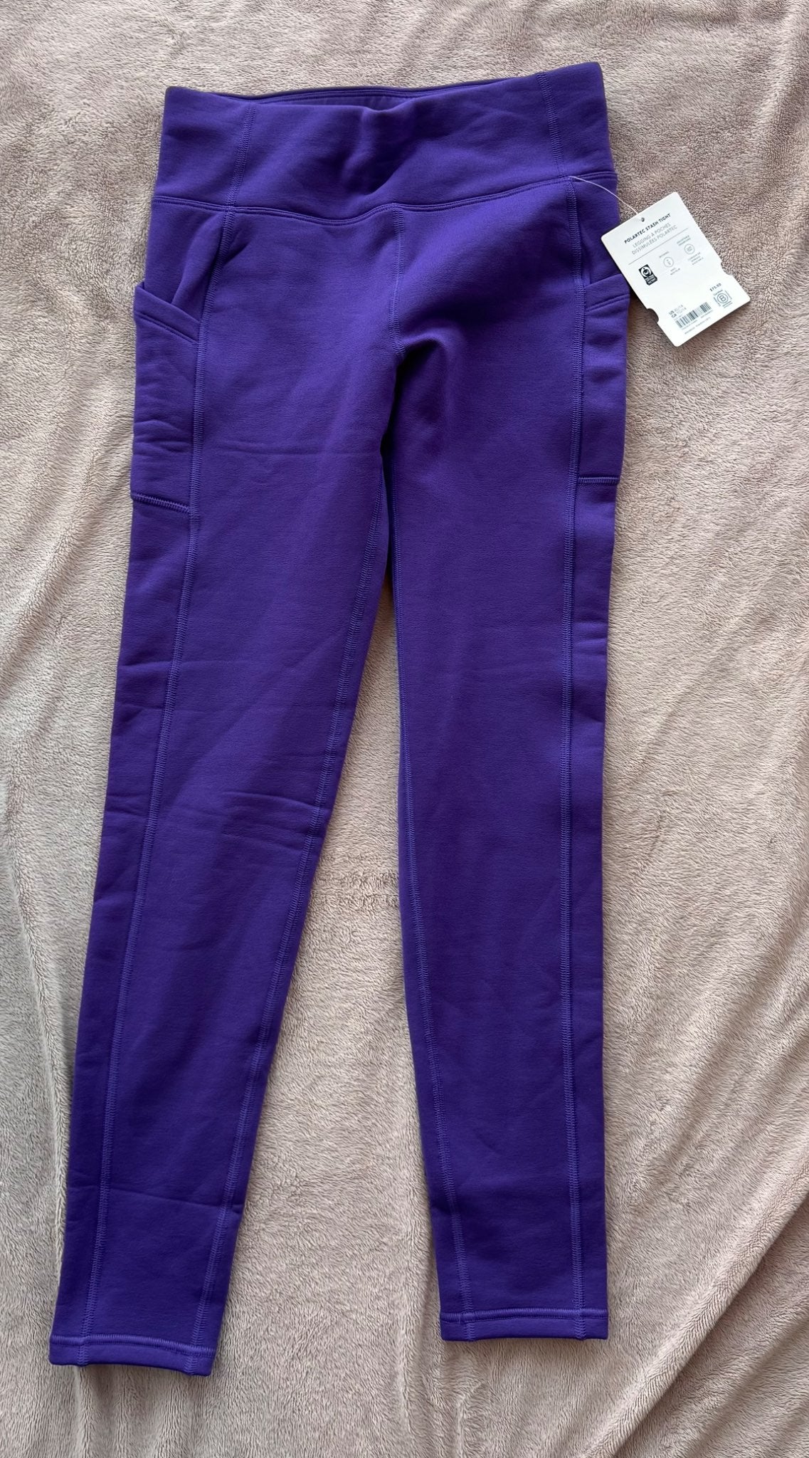 Athleta girl Polartec Stash tights lined tights , Kids 14
