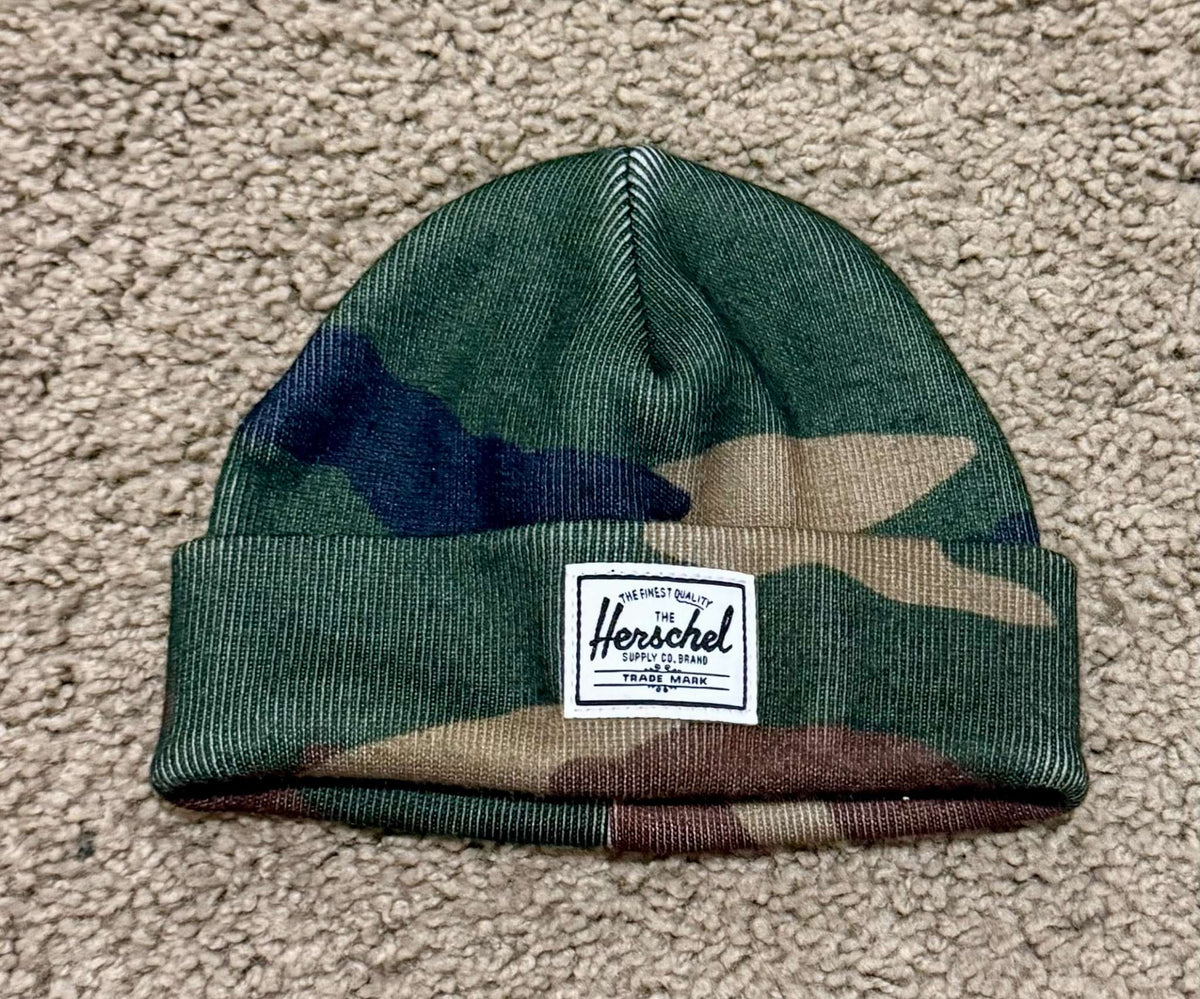 Herschel Camo Baby Beanie 0-6M