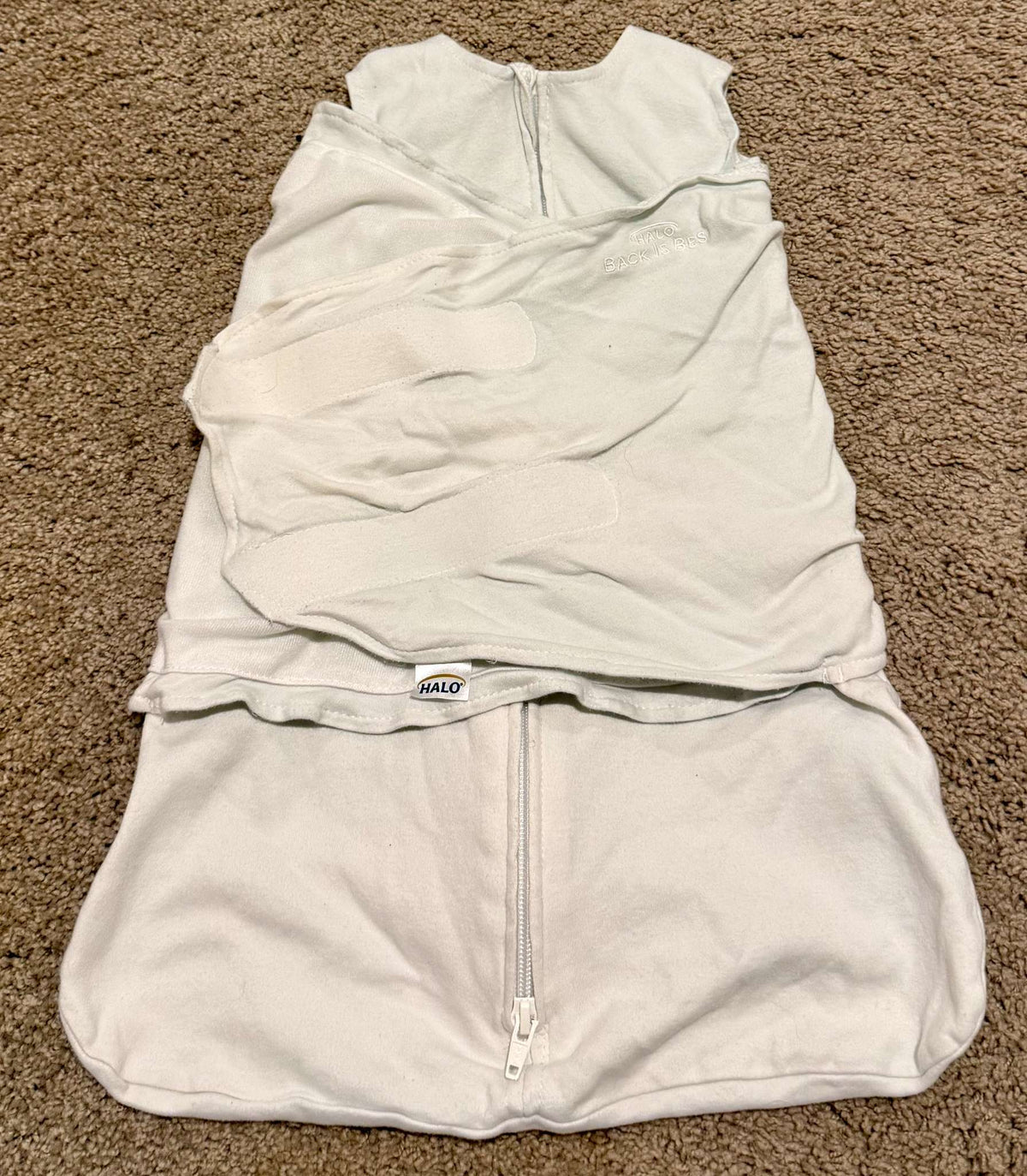 HALO SleepSack Swaddle 0-3M, 0-3 Months (Newborn)
