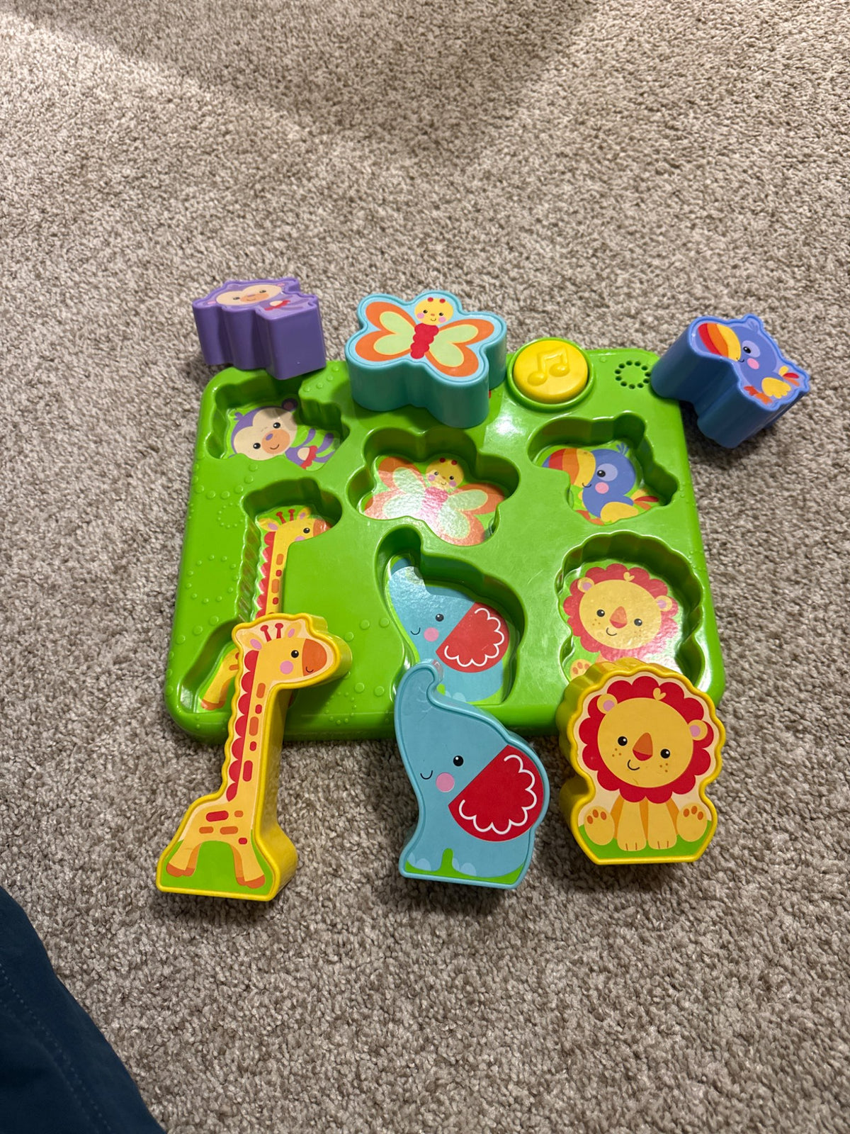 Fisher price animal puzzle and music