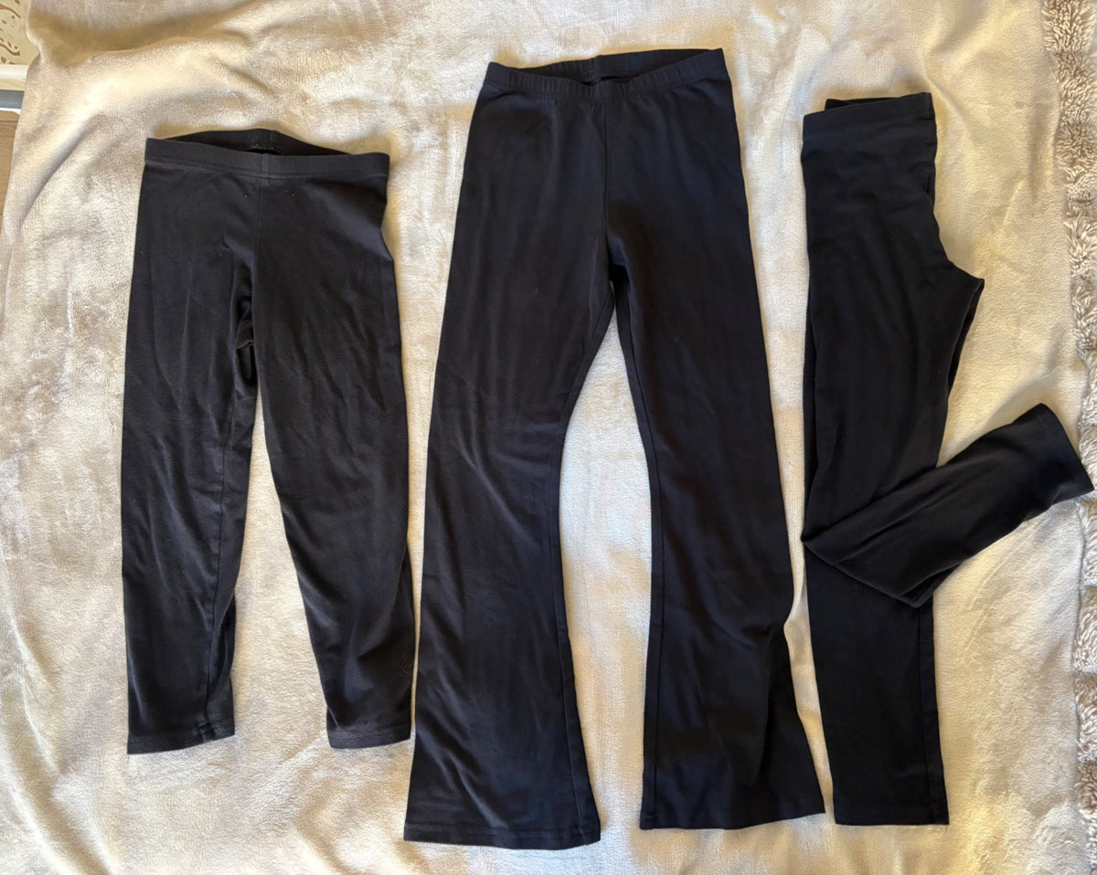 Old Navy black pants lot, Kids 8