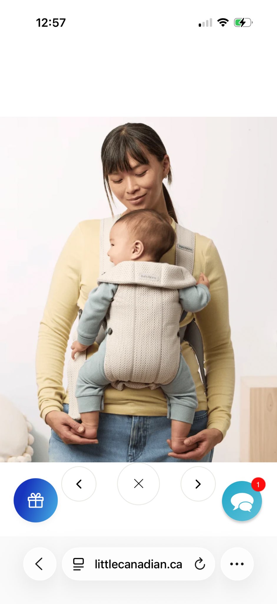 Baby Bjorn carrier mini
