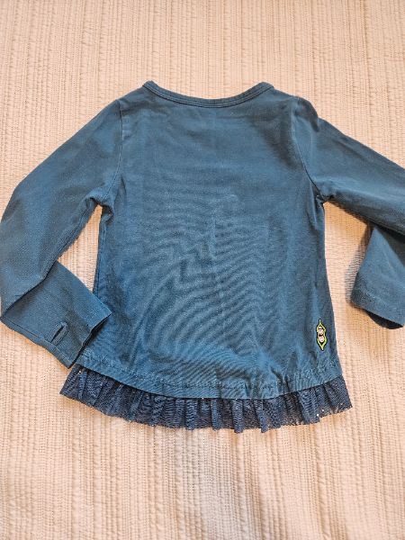 2 PC set, skirt, l/s top, green, peekaboo Beans , size 5, Kids 5/5T (extra small)