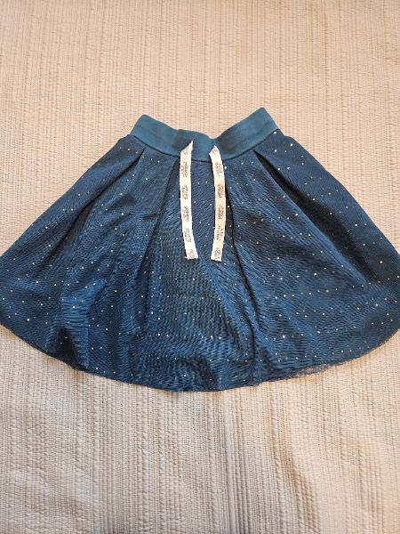 2 PC set, skirt, l/s top, green, peekaboo Beans , size 5, Kids 5/5T (extra small)