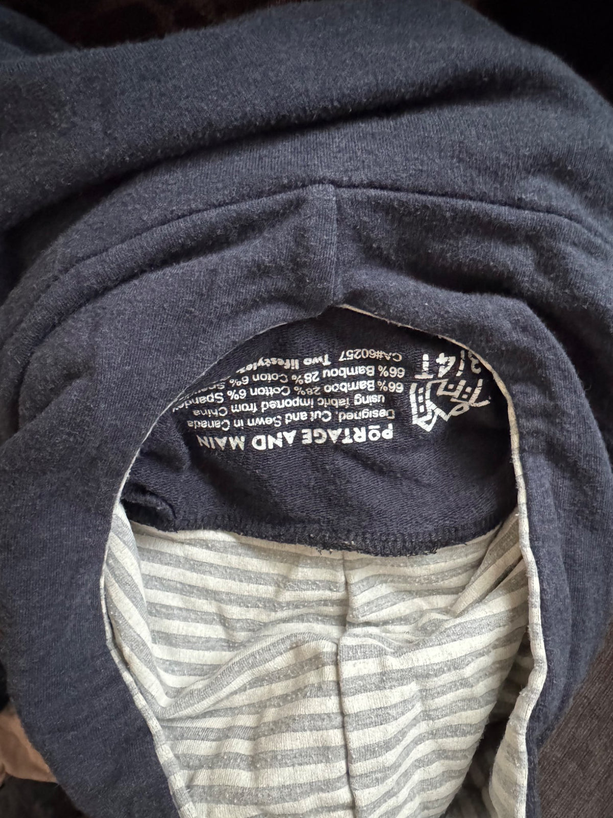Portage & Main blue hoodie 3/4 T, Kids 3T