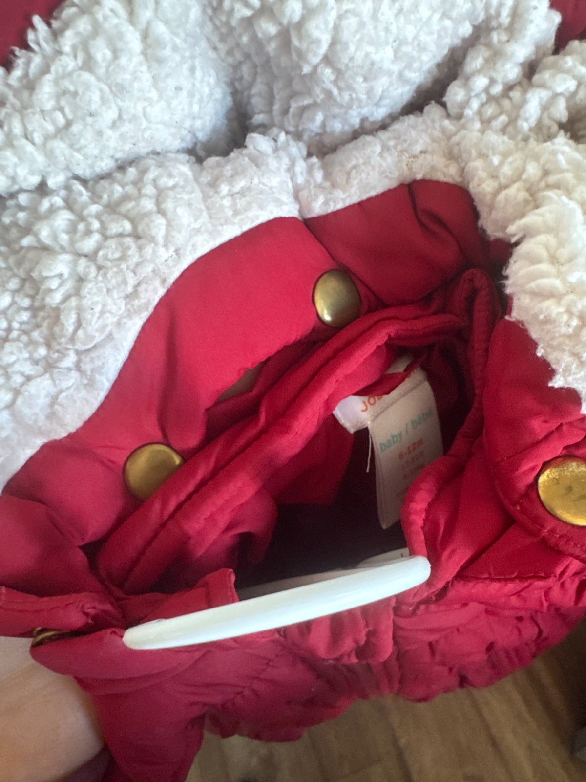 Joe Fresh 6-12 M Coat (red), Kids 9 Month (6-9M)