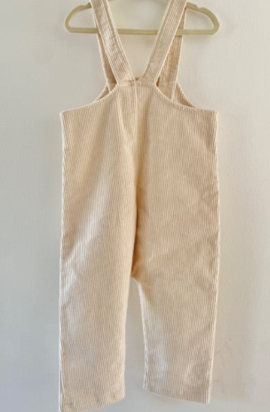 *New* Cream Corduroy Overalls 2/3T (Retail $60), Kids 2T