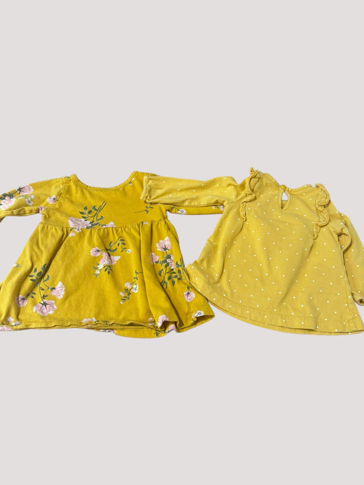Long sleeve yellow shirts, Kids 6 Month (3-6M)