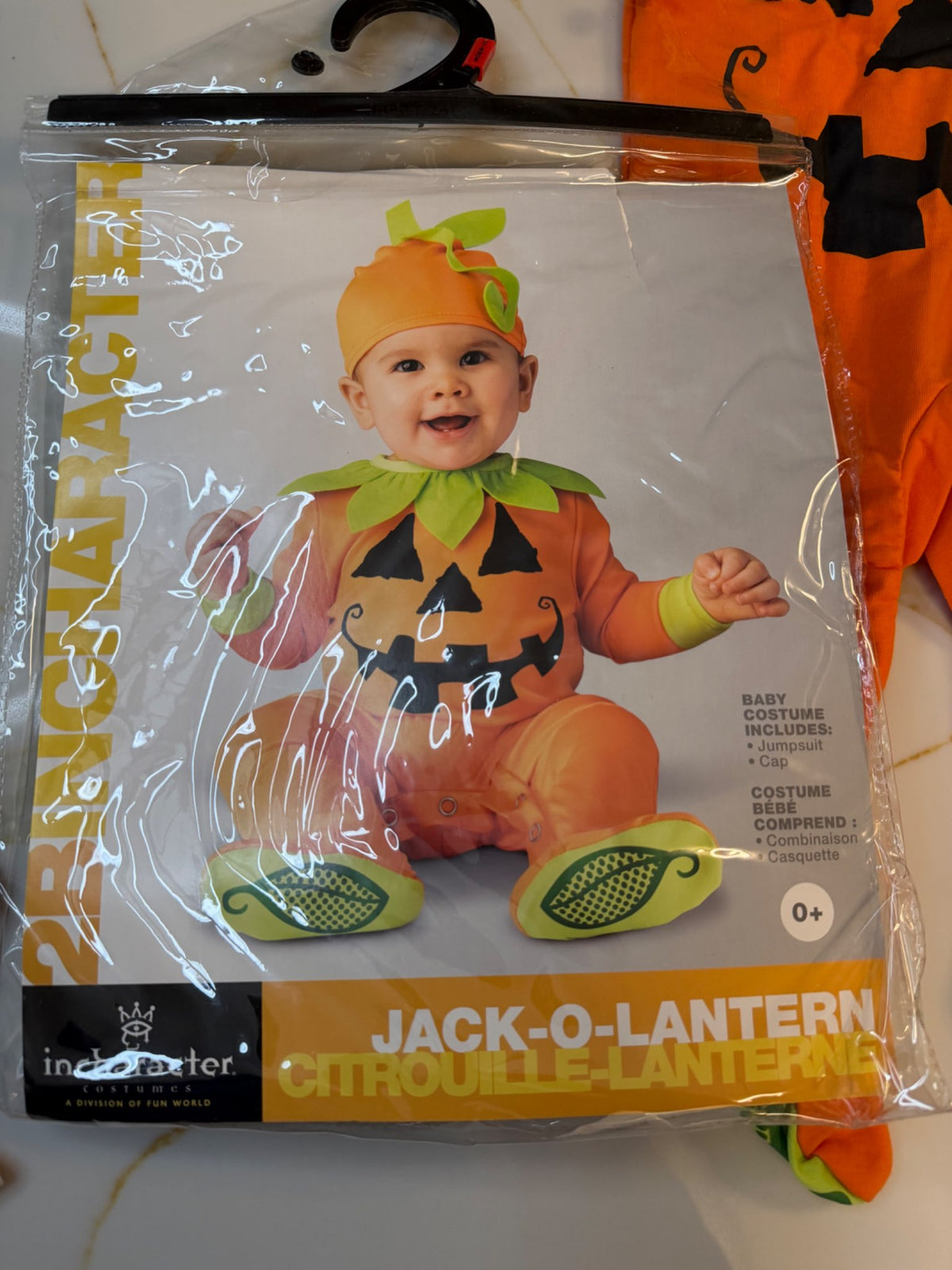 Pumpkin outfit 0-6months, Kids 3 Month (0-3M)