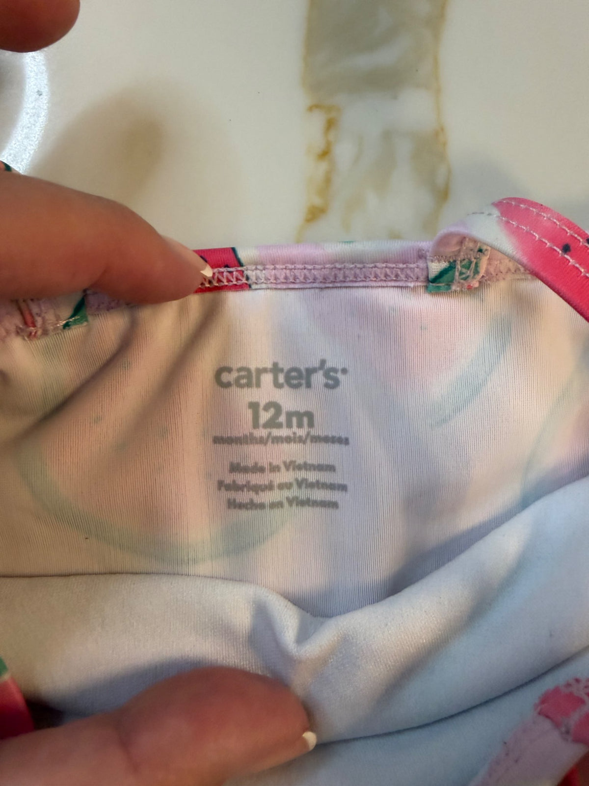 Pink swim suit , Kids 12 Month (9-12M)