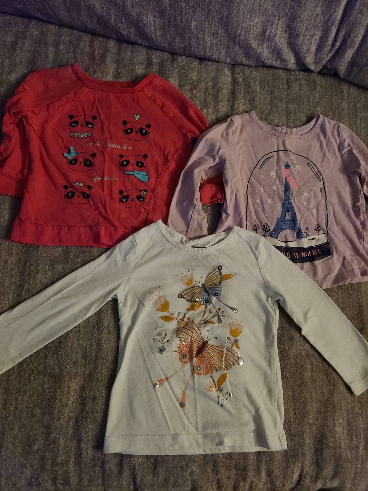 18 month long sleeve shirts 3 pcs, Kids 18 Month (12-18M)